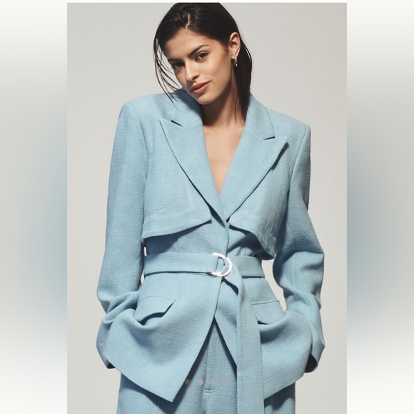 Significant Other Jackets & Blazers - NWT Significant Other Lilah Linen Blend Blazer US2